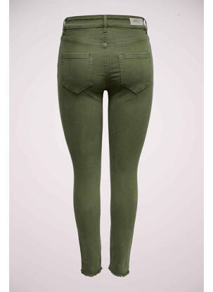 Pantalon slim verde ONLY femeie