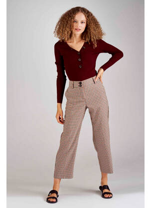 Pantalon drept bej ONLY femeie