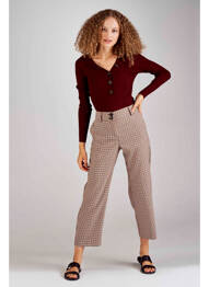 Pantalon drept bej ONLY femeie