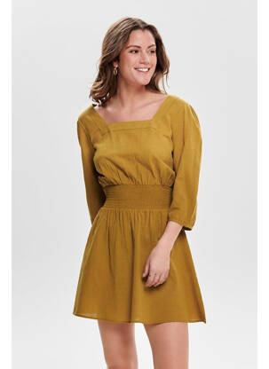 Rochie scurtă maro ONLY femeie