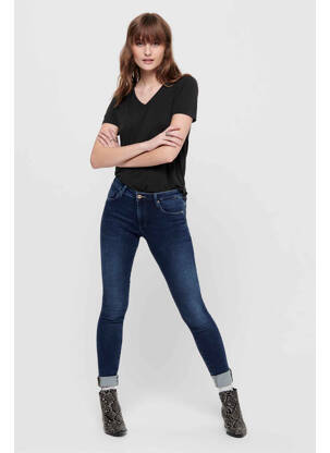 Blugi skinny albastru ONLY femeie