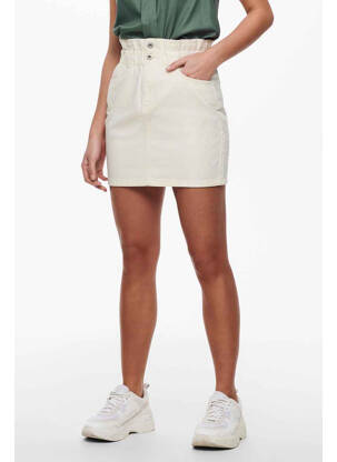Fustă scurtă bej ONLY femeie