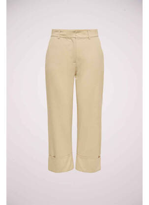 Pantalon evazat bej JACQUELINE DE YONG femeie