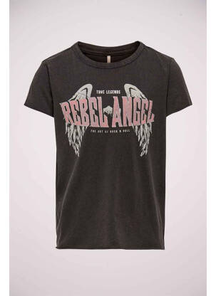 Tricou negru ONLY fată