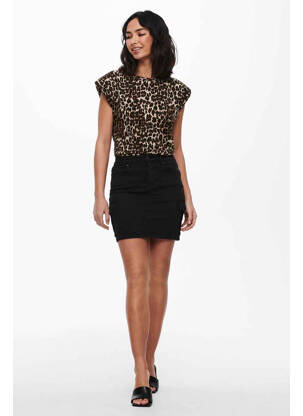 Fustă scurtă negru ONLY femeie