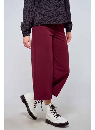 Pantalon 7/8 roșu JACQUELINE DE YONG femeie