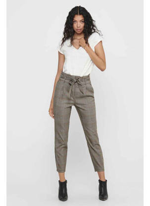 Pantalon slim bej ONLY femeie