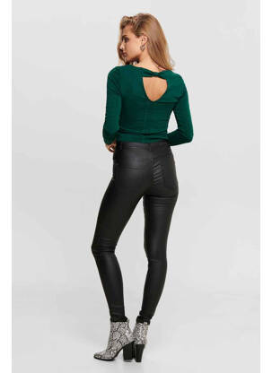 Pantalon slim negru JACQUELINE DE YONG femeie