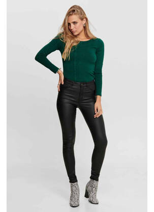 Pantalon slim negru JACQUELINE DE YONG femeie