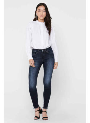 Blugi skinny albastru ONLY femeie