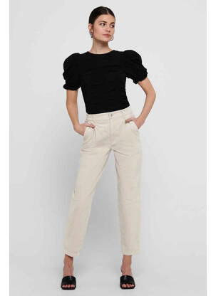 Pantalon slim maro ONLY femeie