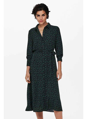Rochie midi negru JACQUELINE DE YONG femeie
