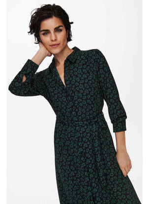 Rochie midi negru JACQUELINE DE YONG femeie