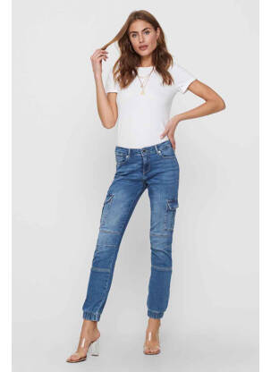 Blugi skinny albastru ONLY femeie