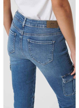 Blugi skinny albastru ONLY femeie