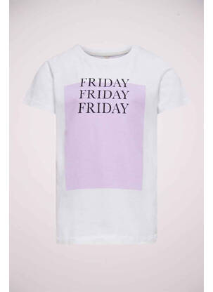 Tricou alb ONLY fată