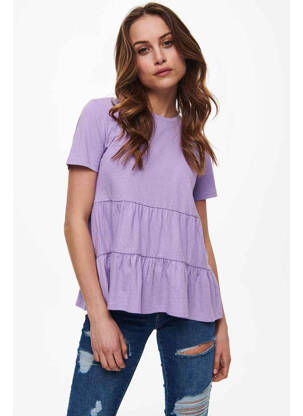 Tricou violet JACQUELINE DE YONG femeie