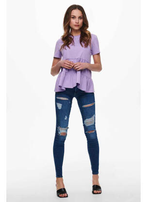 Tricou violet JACQUELINE DE YONG femeie
