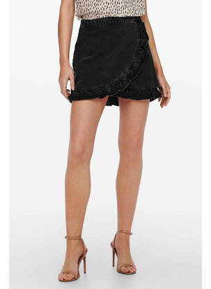 Fustă scurtă negru ONLY femeie