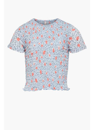 Tricou albastru ONLY fată
