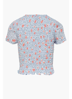 Tricou albastru ONLY fată