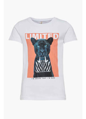 Tricou alb ONLY fată