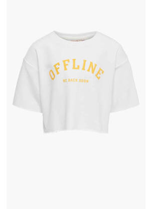 Tricou alb ONLY fată