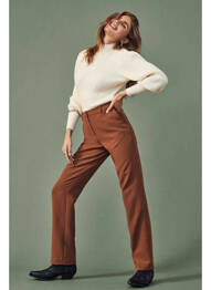 Pantalon chino maro ONLY femeie