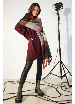 Eșarfă negru ONLY femeie