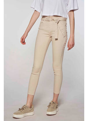 Pantalon slim bej ONLY femeie