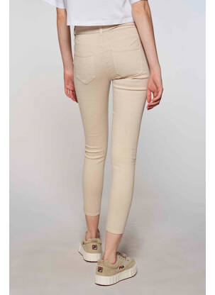Pantalon slim bej ONLY femeie