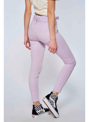 Pantalon slim violet ONLY femeie