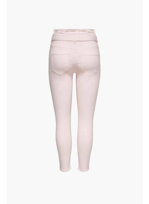 Pantalon slim roz ONLY femeie