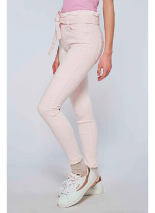 Pantalon slim roz ONLY femeie