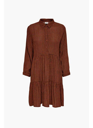 Rochie scurtă maro JACQUELINE DE YONG femeie