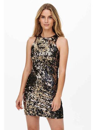 Rochie scurtă auriu JACQUELINE DE YONG femeie