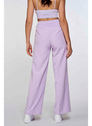 Pantalon evazat violet ONLY femeie