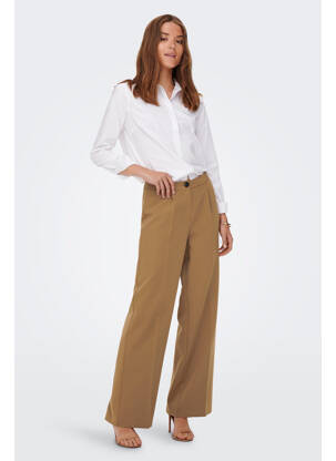Pantalon evazat maro ONLY femeie