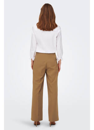 Pantalon evazat maro ONLY femeie