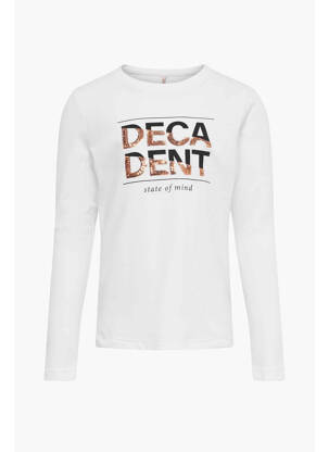 Tricou alb ONLY fată