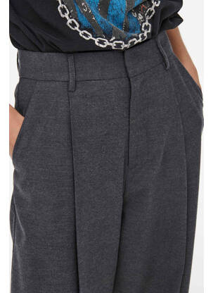 Pantalon evazat gri ONLY femeie