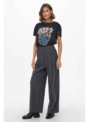 Pantalon evazat gri ONLY femeie
