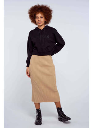 Fustă midi bej ONLY femeie