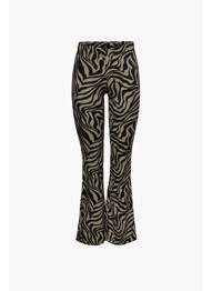 Pantalon evazat verde ONLY femeie