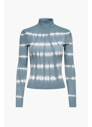 Pulover cu guler înalt albastru ONLY femeie