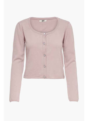 Vestă cu mâneci lungi roz JACQUELINE DE YONG femeie