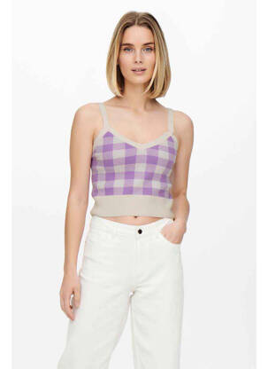 Top alb JACQUELINE DE YONG femeie