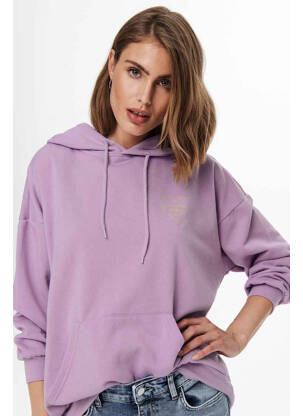 Hanorac cu glugă violet ONLY femeie