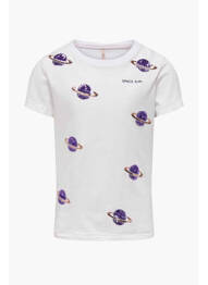 Tricou alb ONLY fille