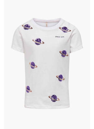 Tricou alb ONLY fată